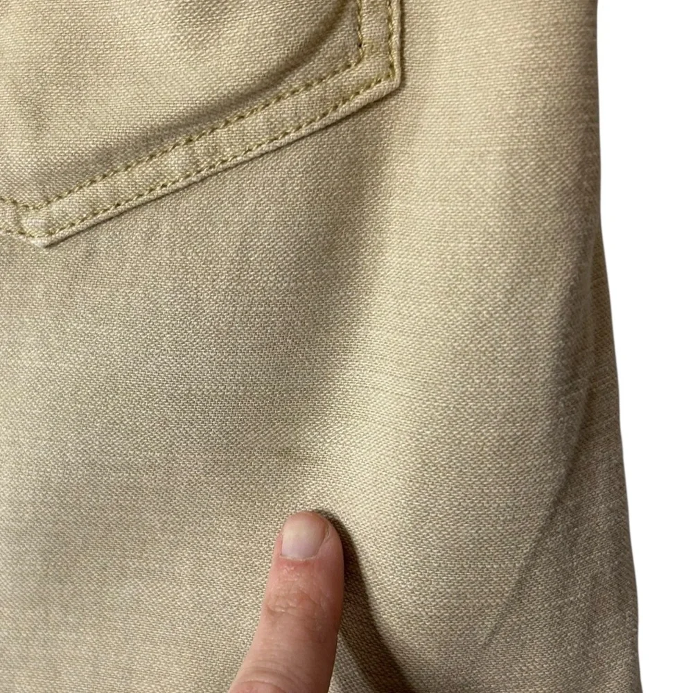 Faherty Utility Mini Skirt‎ Tan Stretch Cotton Coastal Casual Womens 8